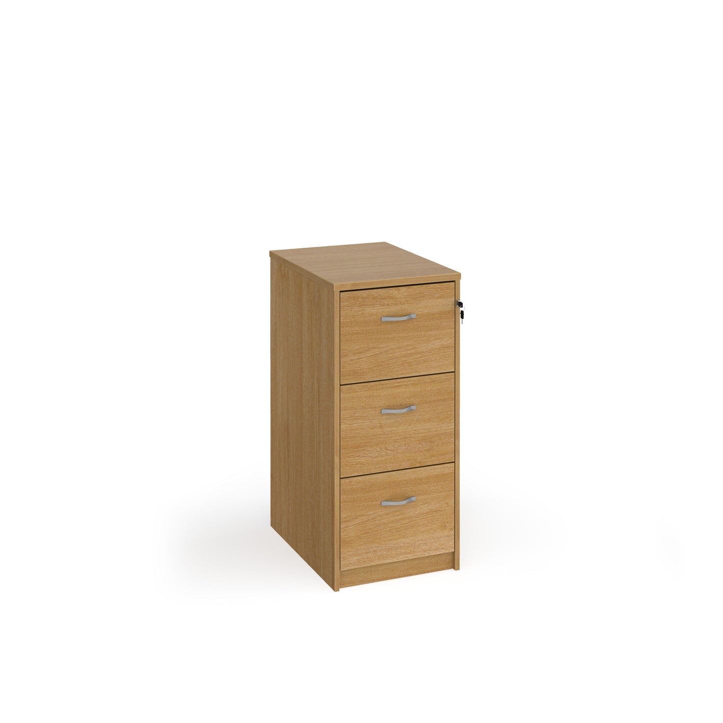 Wooden 3 door filing cabinet