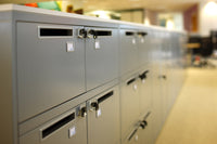 Bisley lodges with letterbox
