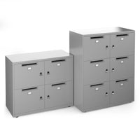 Bisley lodges with letterbox