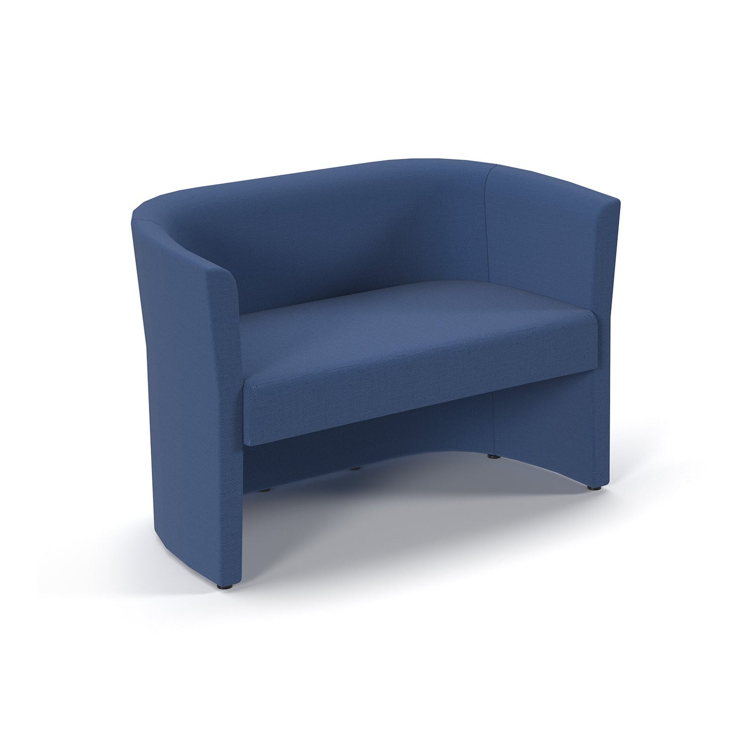 Fabric double tub chair