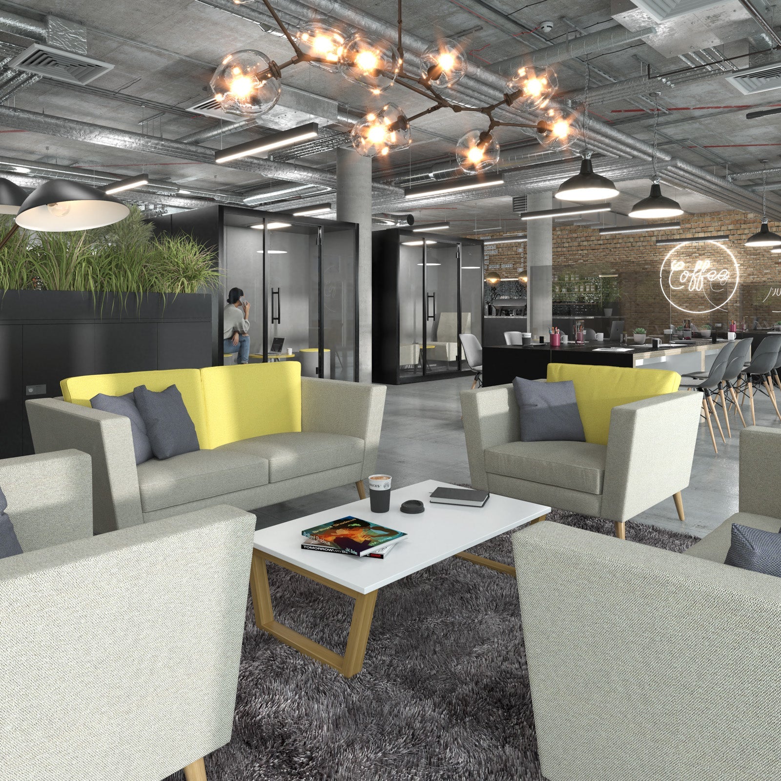 Lyric 900 classic soft seating - metal legs
