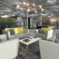 Lyric 900 classic soft seating - metal legs