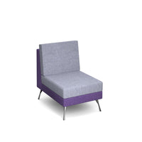 Lyric modular soft seating - no arms and metal legs
