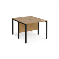 Maestro 25 bench back to back straight desks 1200mm