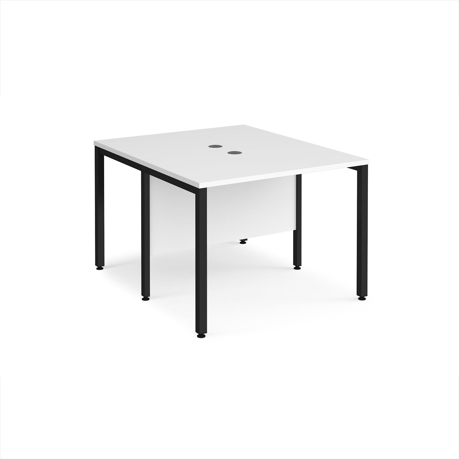 Maestro 25 bench back to back straight desks 1200mm