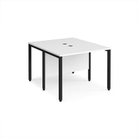 Maestro 25 bench back to back straight desks 1200mm
