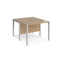 Maestro 25 bench back to back straight desks 1200mm