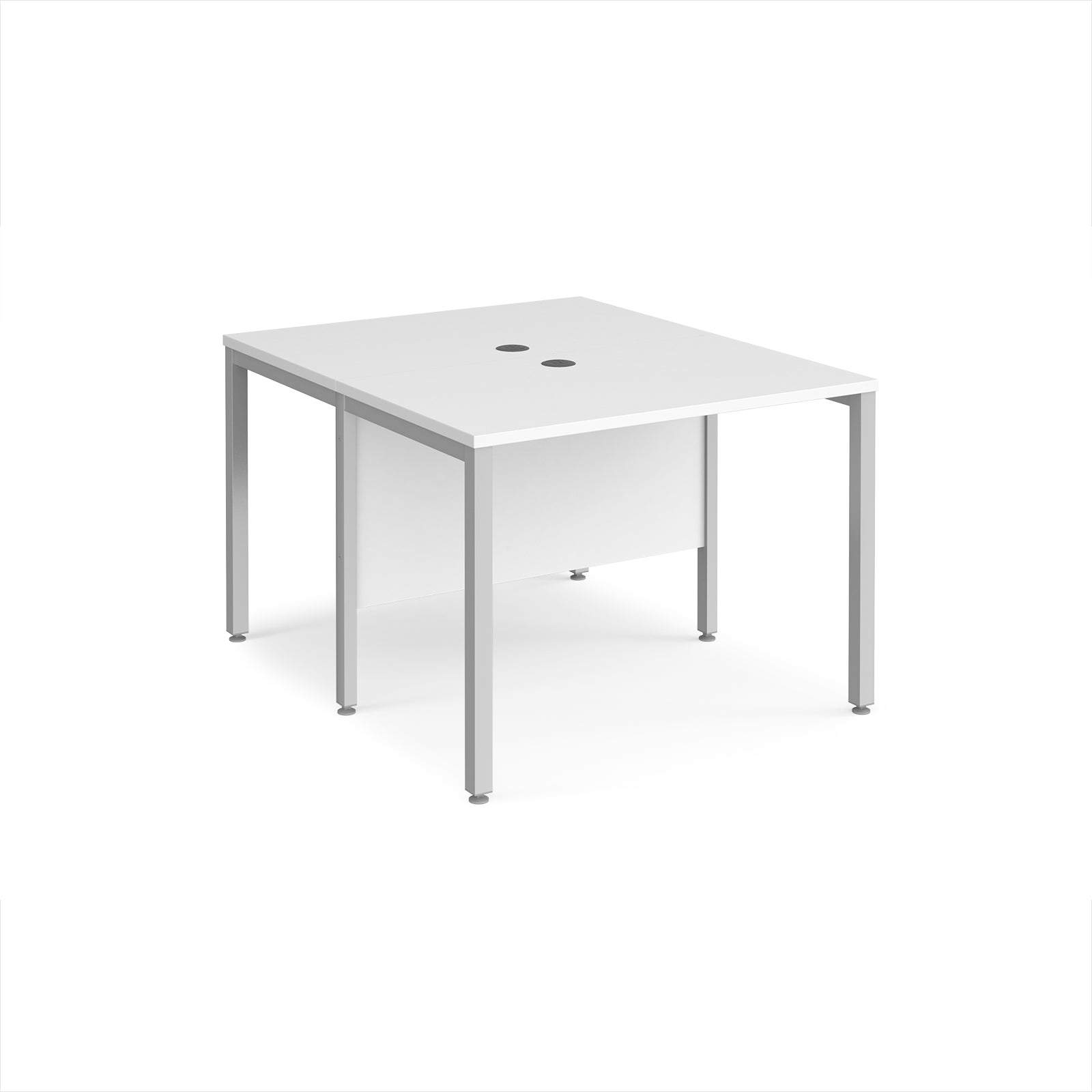 Maestro 25 bench back to back straight desks 1200mm