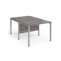 Maestro 25 bench back to back straight desks 1600mm