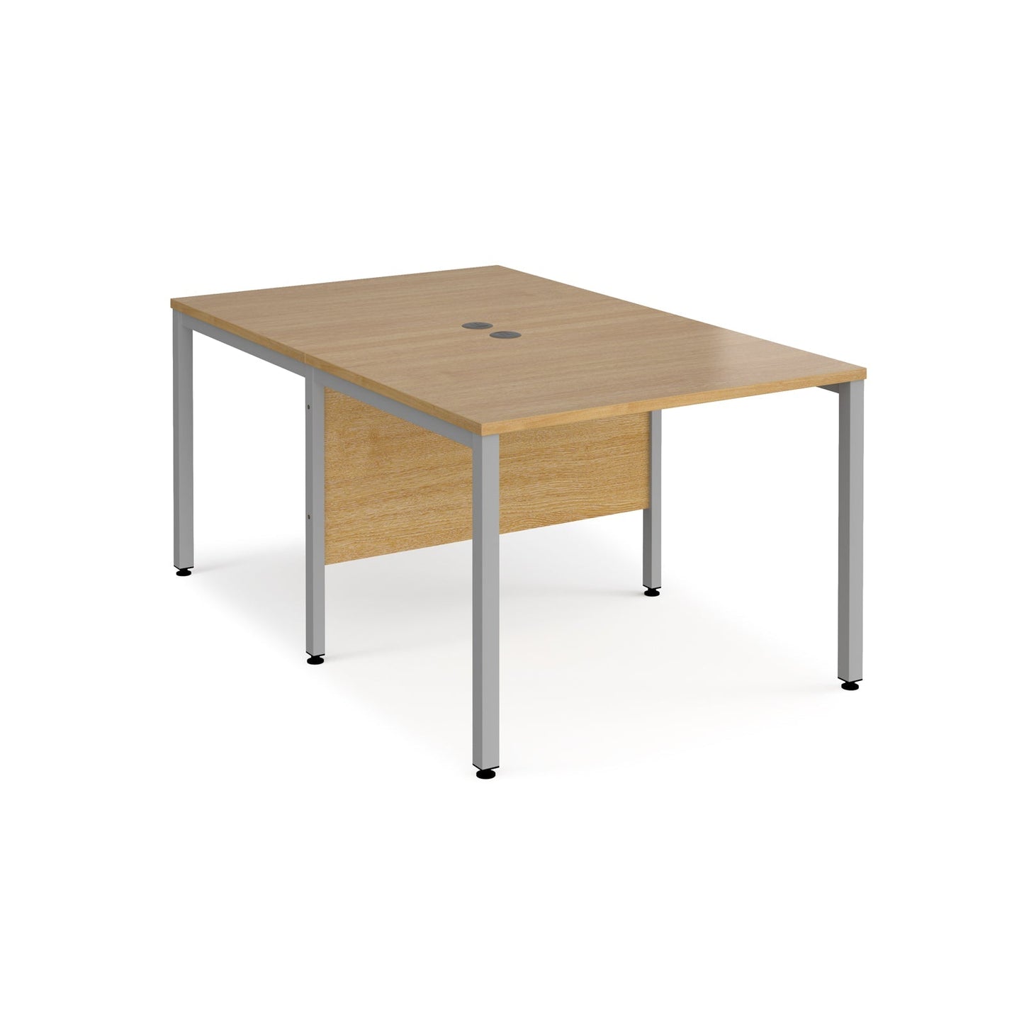 Maestro 25 bench back to back straight desks 1600mm
