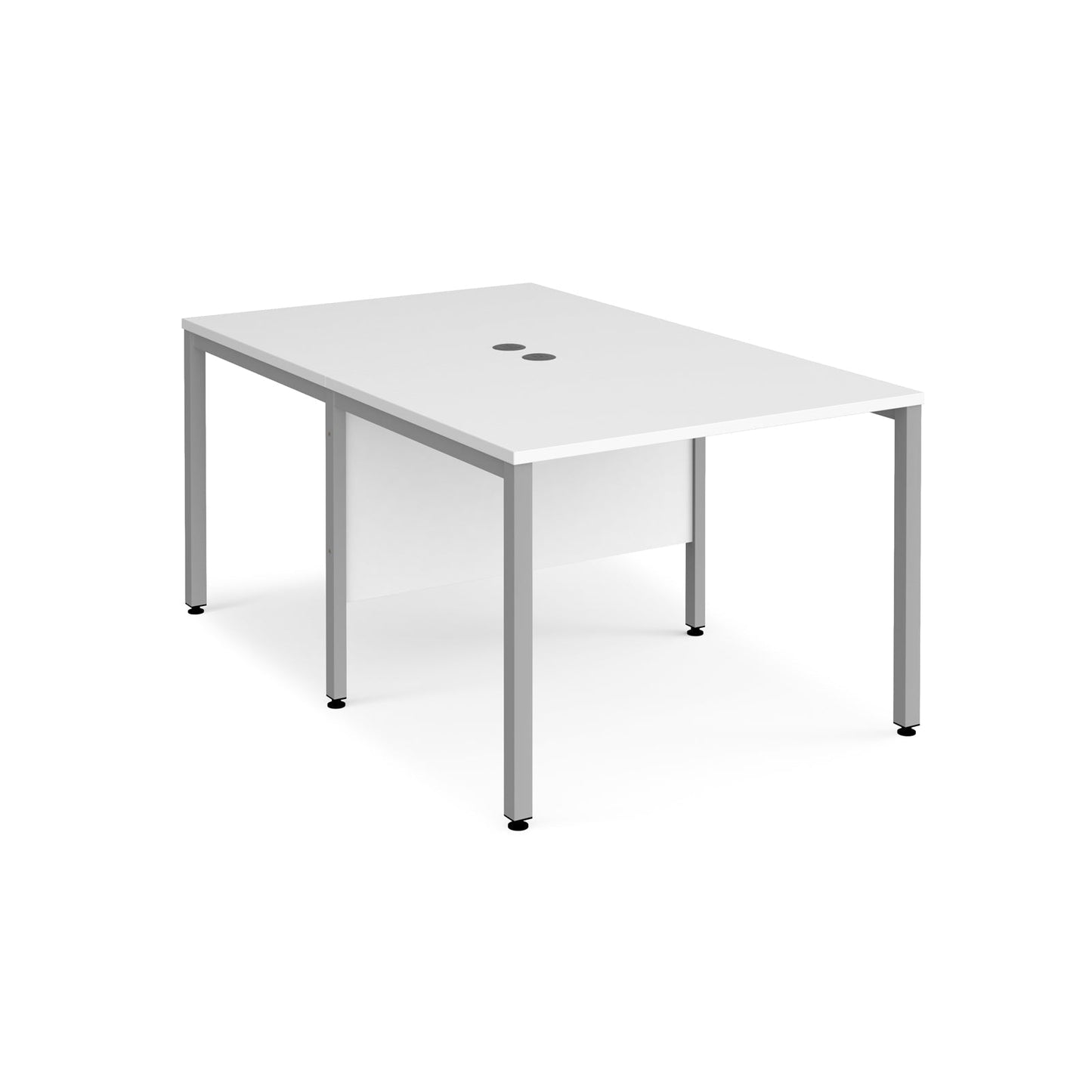 Maestro 25 bench back to back straight desks 1600mm