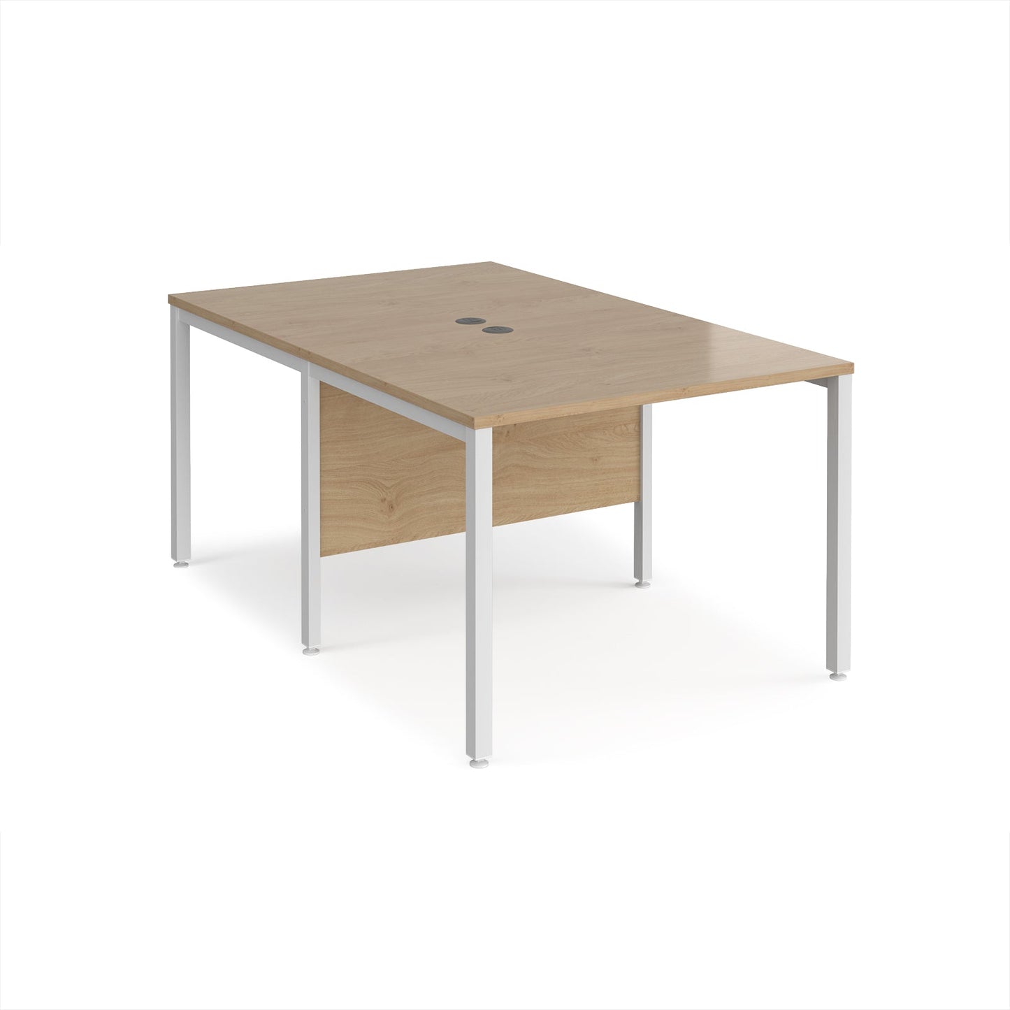 Maestro 25 bench back to back straight desks 1600mm