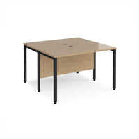 Maestro 25 bench back to back straight desks 1200mm