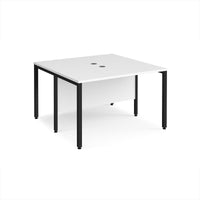 Maestro 25 bench back to back straight desks 1200mm