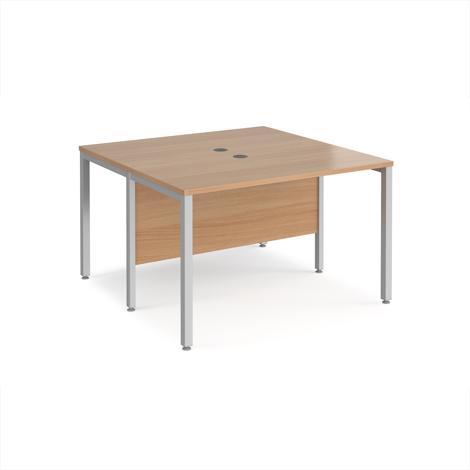 Maestro 25 bench back to back straight desks 1200mm