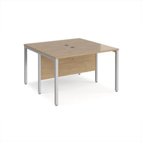 Maestro 25 bench back to back straight desks 1200mm