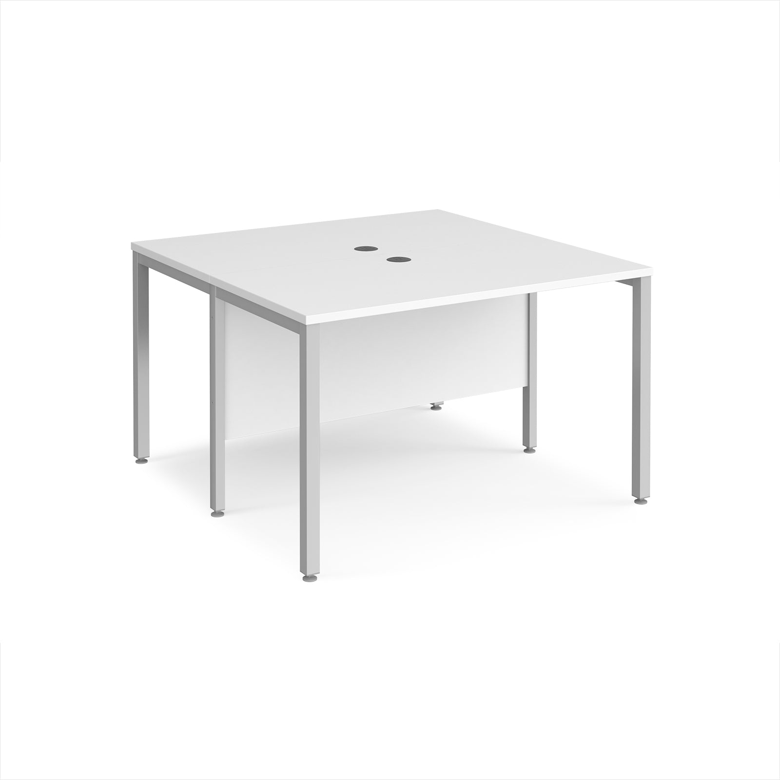 Maestro 25 bench back to back straight desks 1200mm