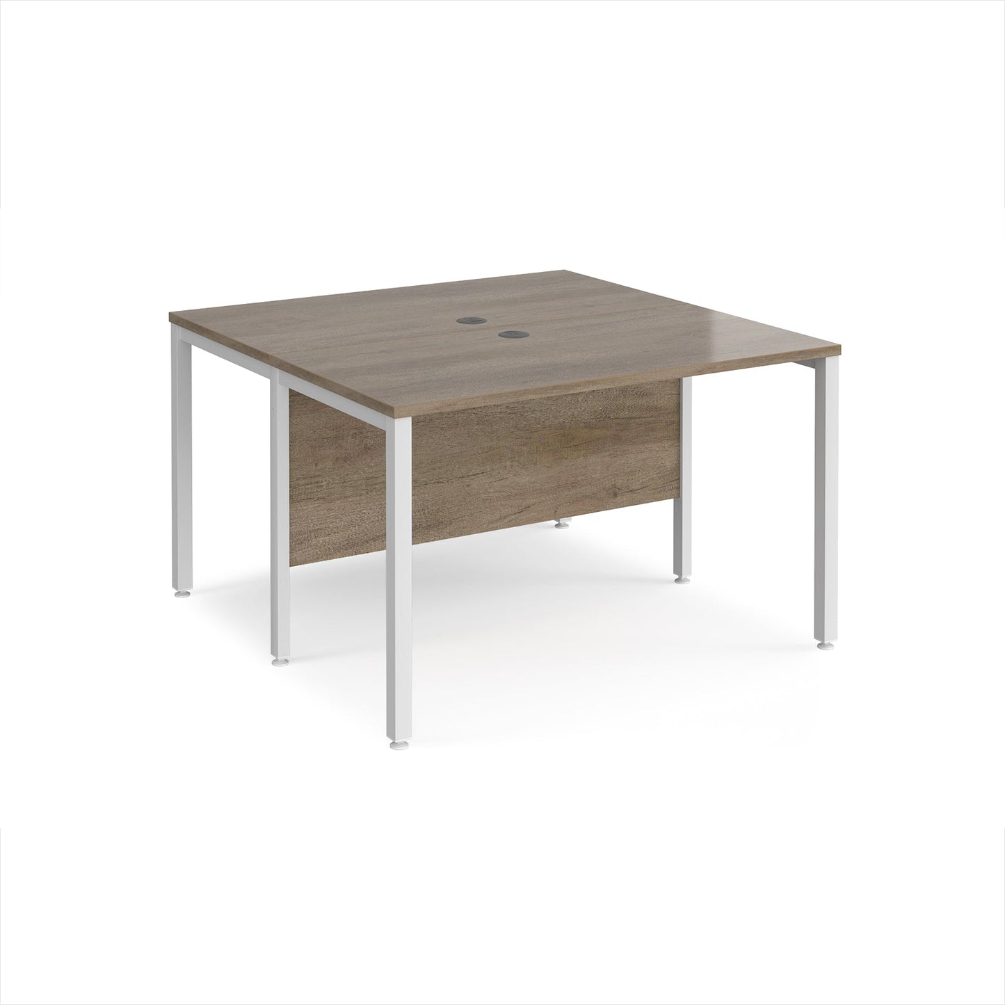 Maestro 25 bench back to back straight desks 1200mm