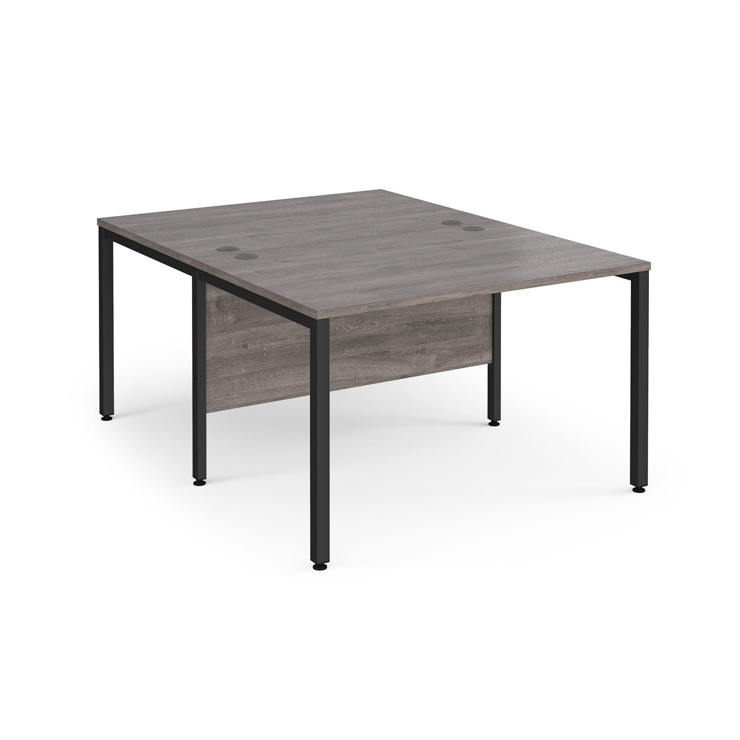 Maestro 25 bench back to back straight desks 1600mm