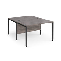 Maestro 25 bench back to back straight desks 1600mm
