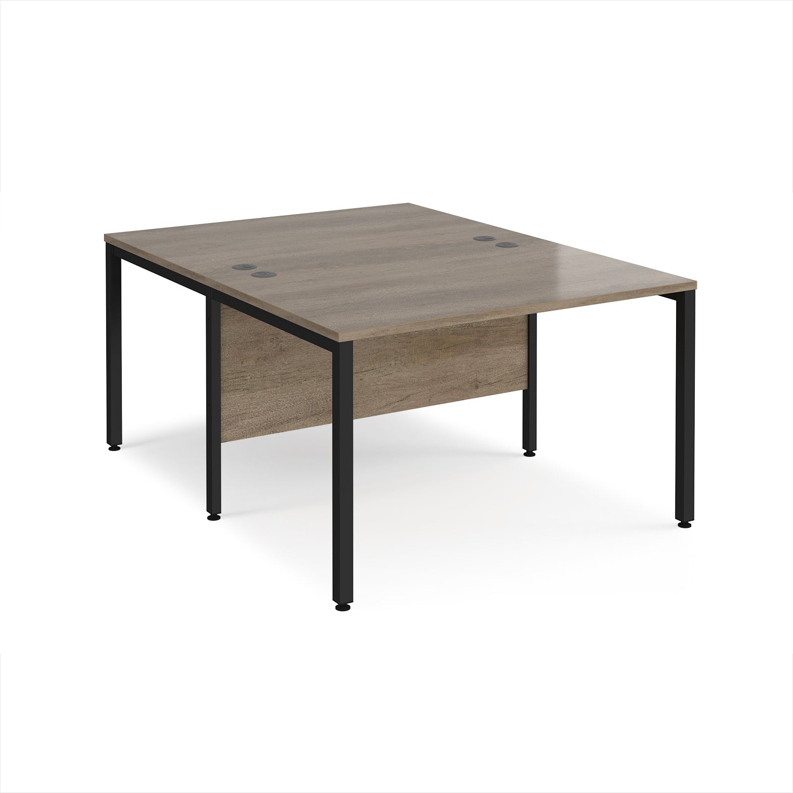 Maestro 25 bench back to back straight desks 1600mm