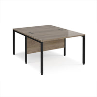 Maestro 25 bench back to back straight desks 1600mm