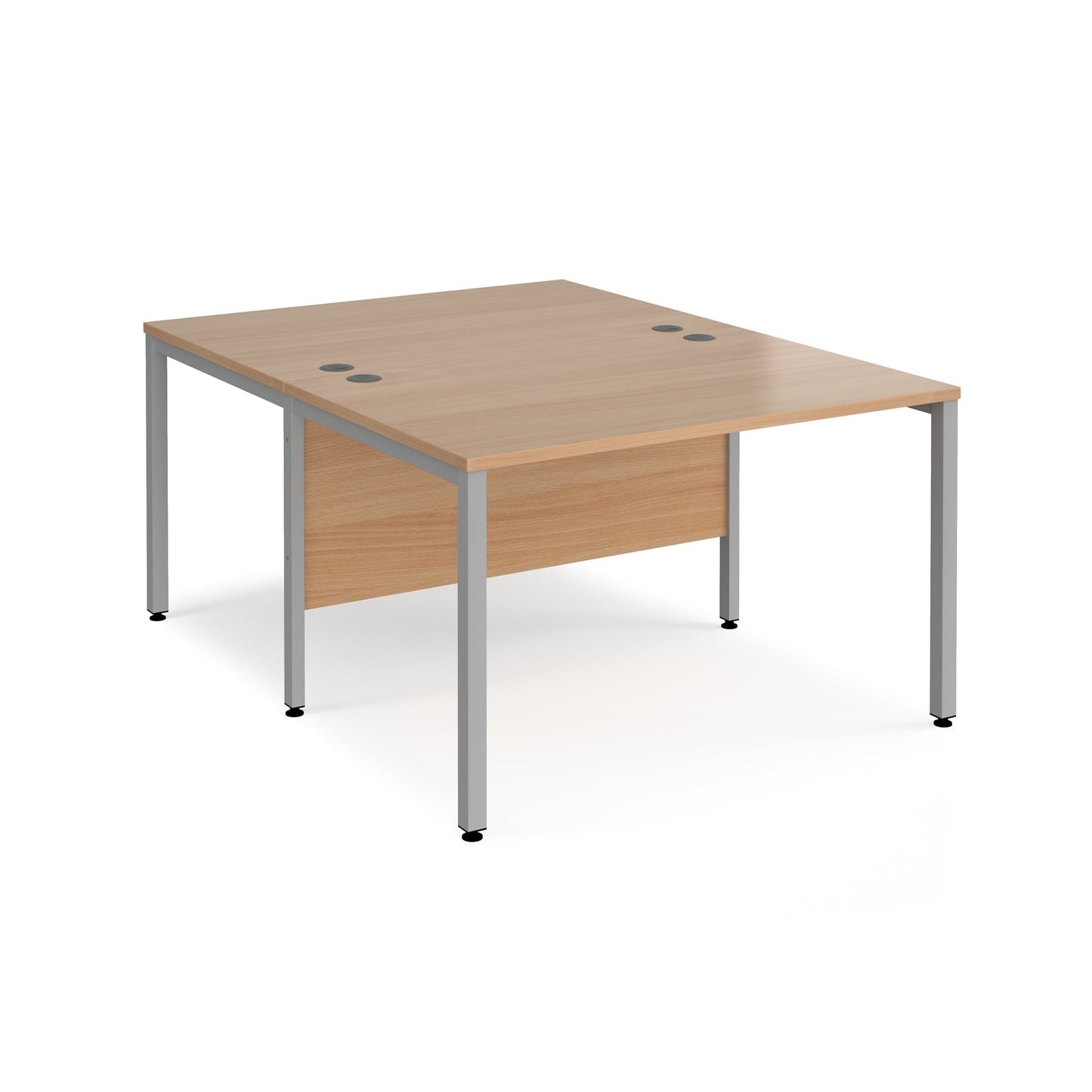 Maestro 25 bench back to back straight desks 1600mm