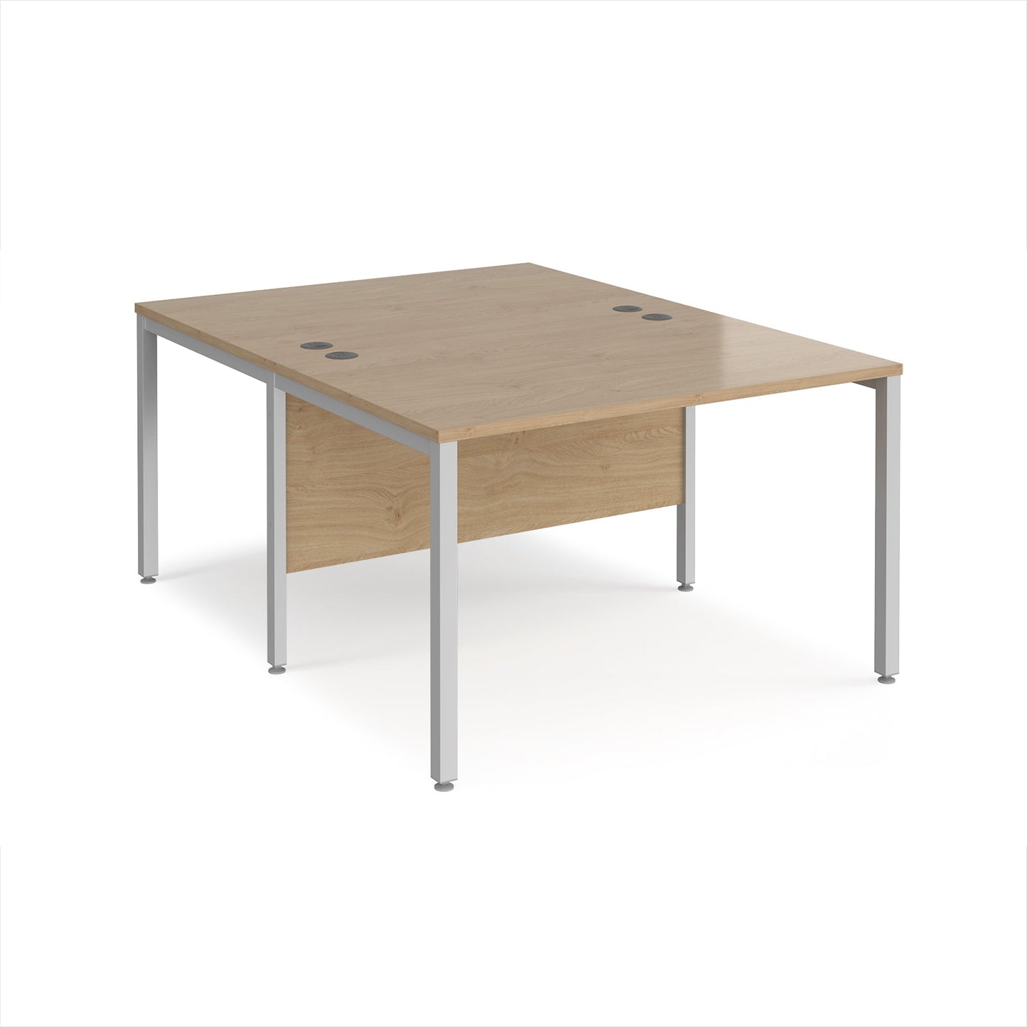 Maestro 25 bench back to back straight desks 1600mm
