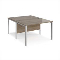 Maestro 25 bench back to back straight desks 1600mm