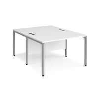 Maestro 25 bench back to back straight desks 1600mm