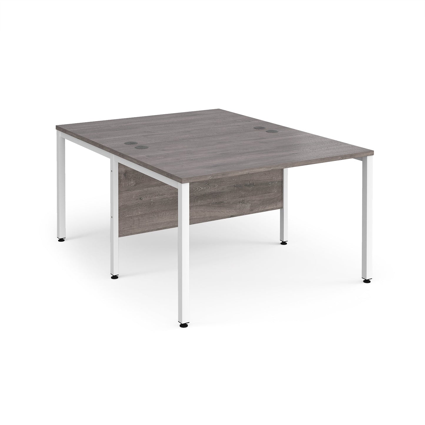 Maestro 25 bench back to back straight desks 1600mm