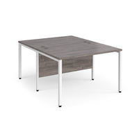 Maestro 25 bench back to back straight desks 1600mm