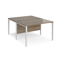 Maestro 25 bench back to back straight desks 1600mm