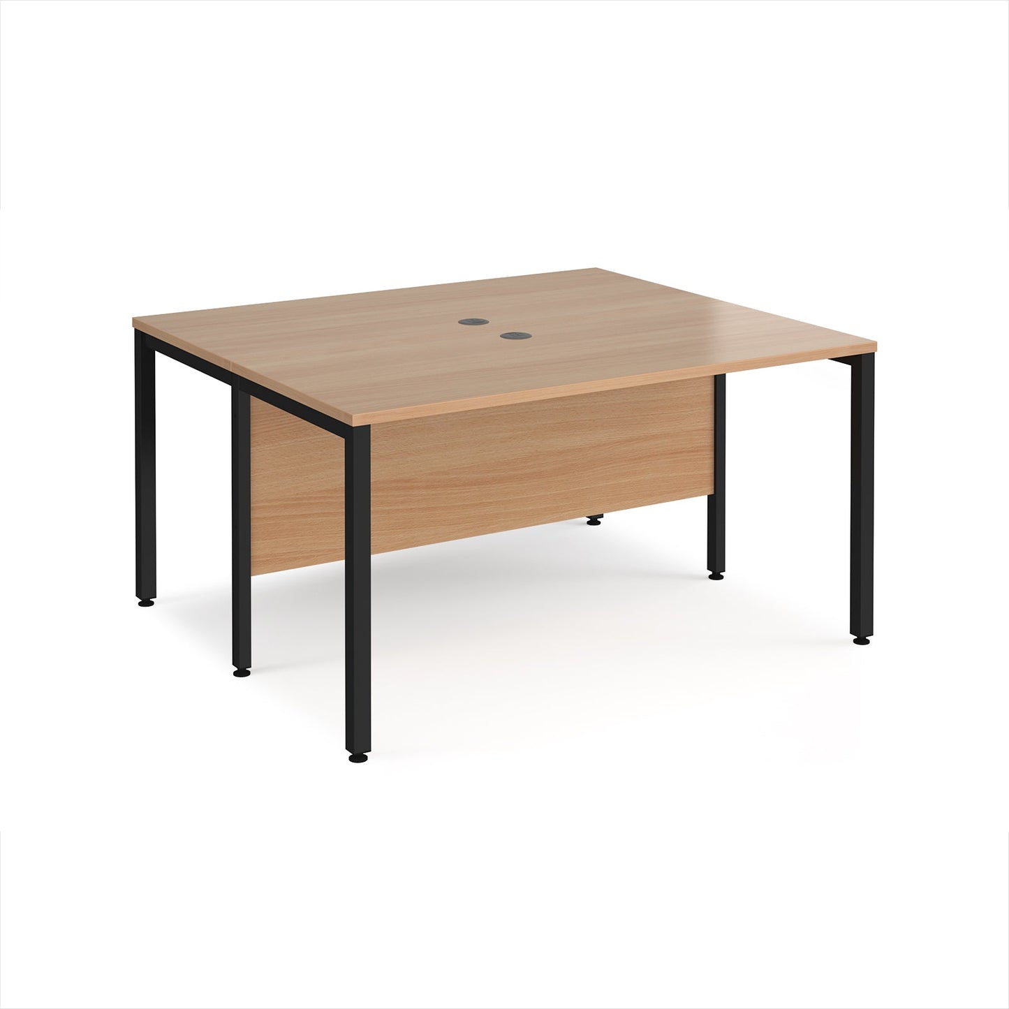 Maestro 25 bench back to back straight desks 1200mm