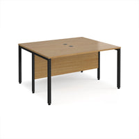 Maestro 25 bench back to back straight desks 1200mm
