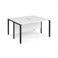 Maestro 25 bench back to back straight desks 1200mm