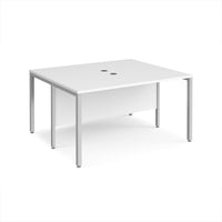 Maestro 25 bench back to back straight desks 1200mm