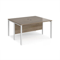 Maestro 25 bench back to back straight desks 1200mm