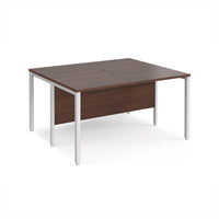 Maestro 25 bench back to back straight desks 1200mm