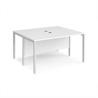 Maestro 25 bench back to back straight desks 1200mm
