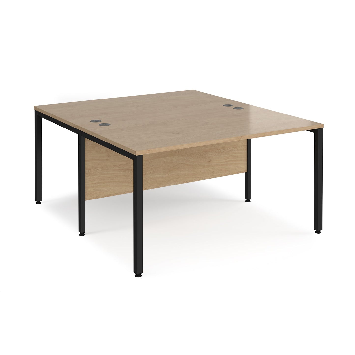 Maestro 25 bench back to back straight desks 1600mm