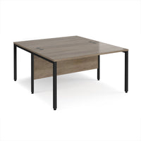 Maestro 25 bench back to back straight desks 1600mm