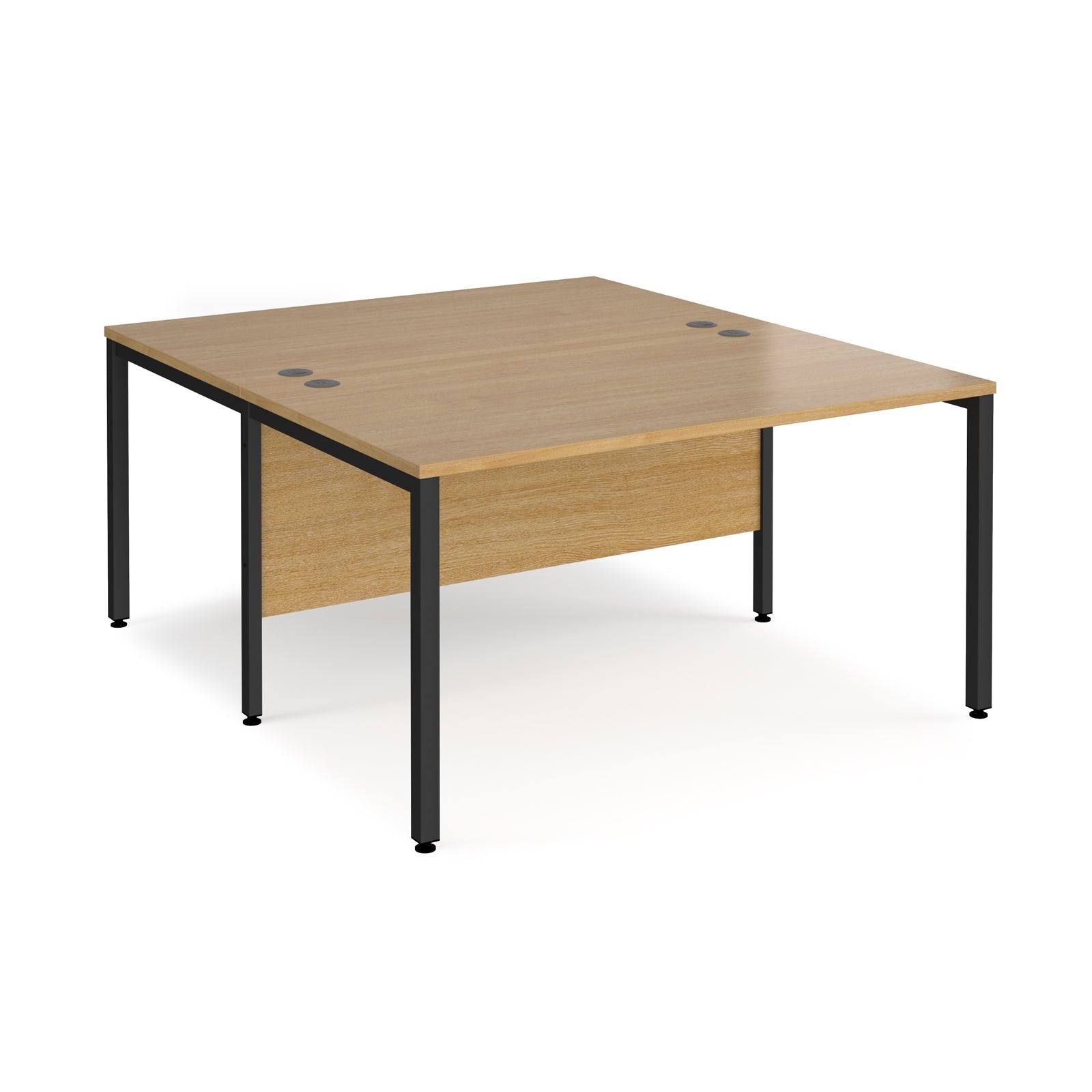 Maestro 25 bench back to back straight desks 1600mm