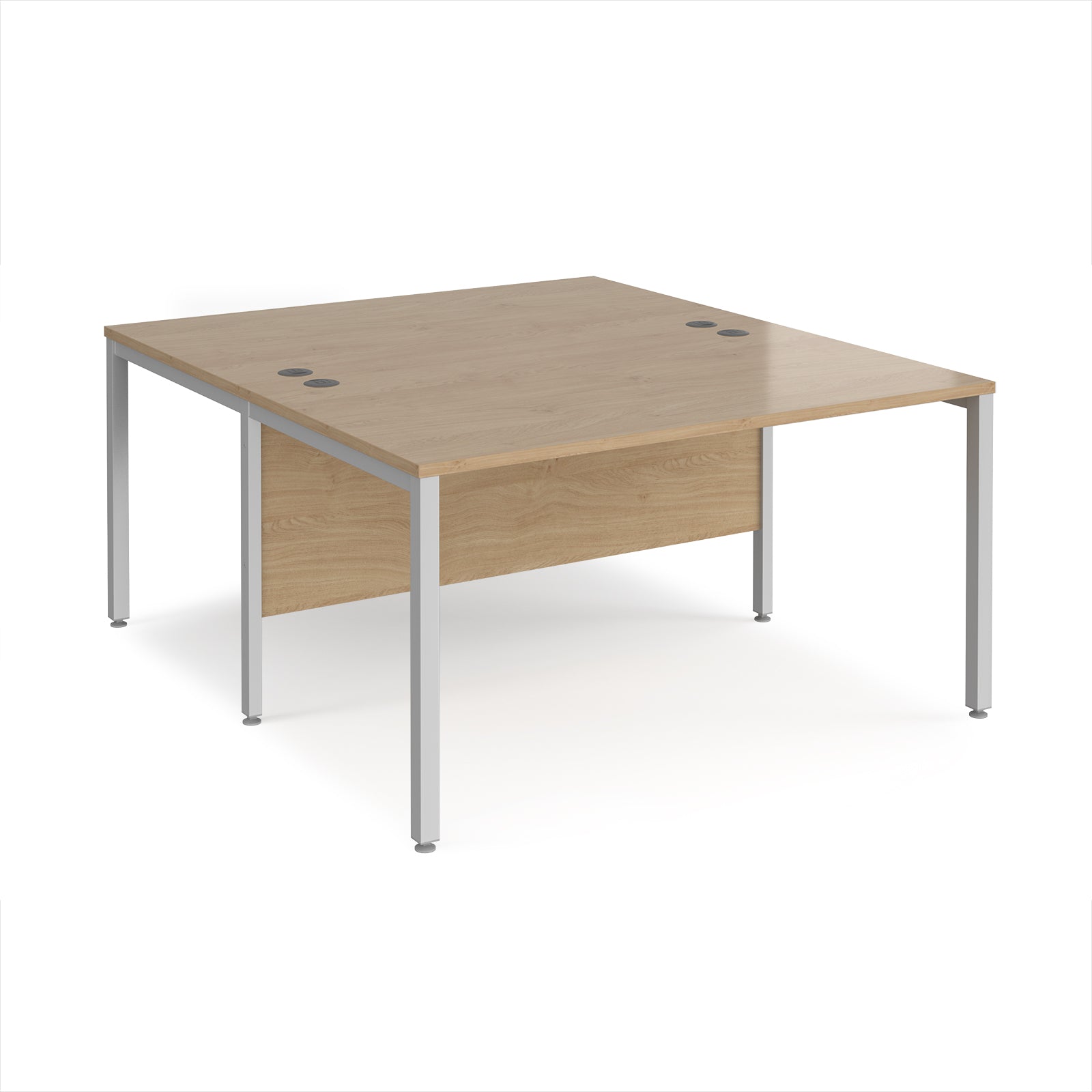 Maestro 25 bench back to back straight desks 1600mm