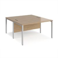 Maestro 25 bench back to back straight desks 1600mm