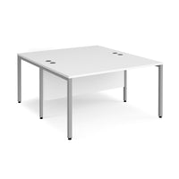Maestro 25 bench back to back straight desks 1600mm