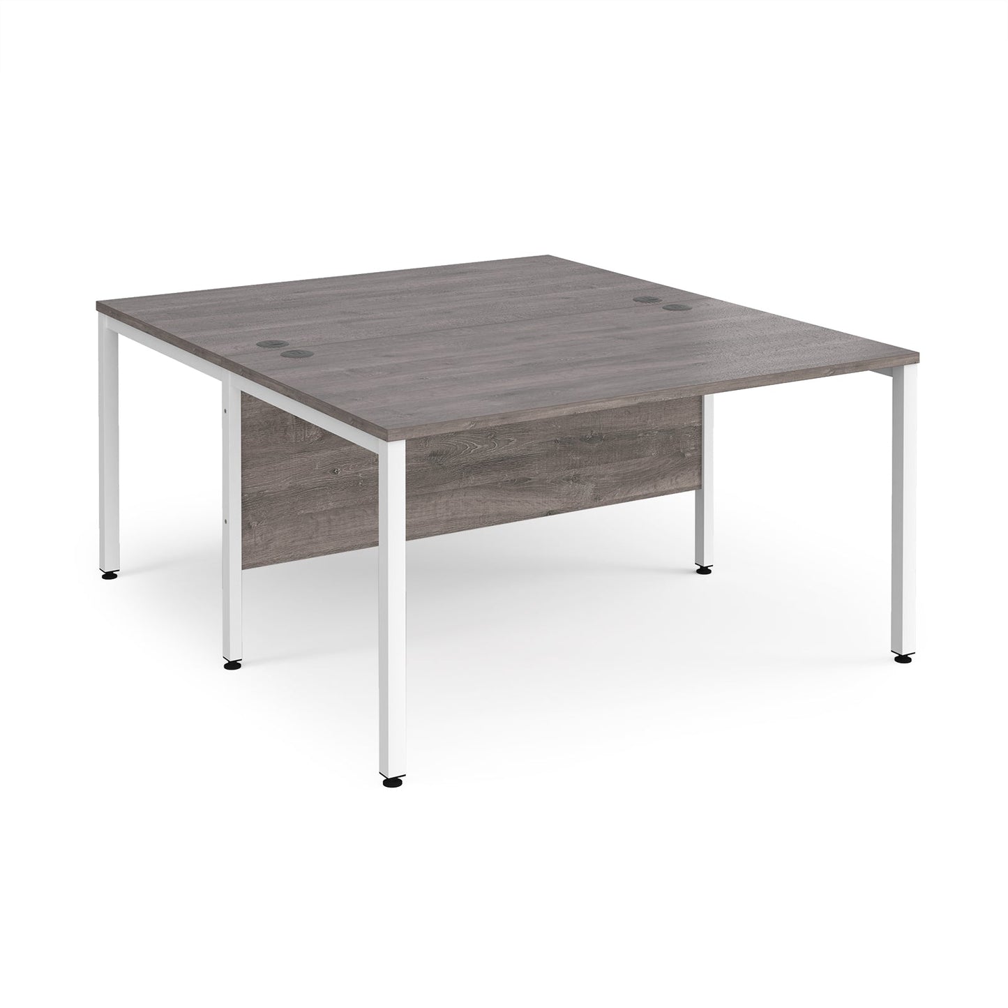 Maestro 25 bench back to back straight desks 1600mm