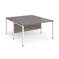 Maestro 25 bench back to back straight desks 1600mm