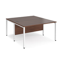 Maestro 25 bench back to back straight desks 1600mm