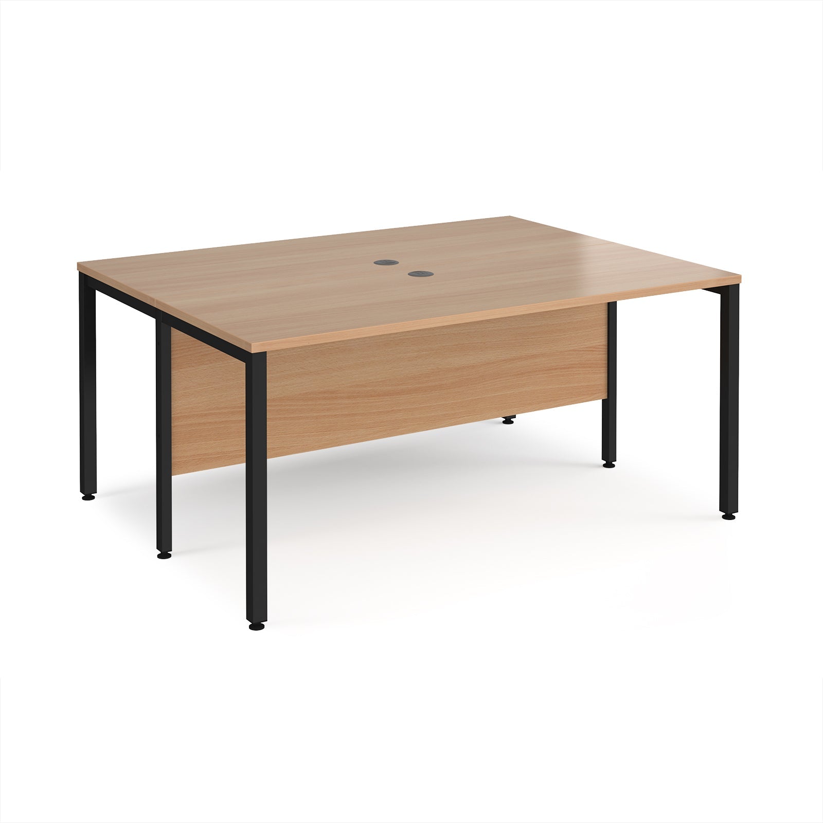 Maestro 25 bench back to back straight desks 1200mm